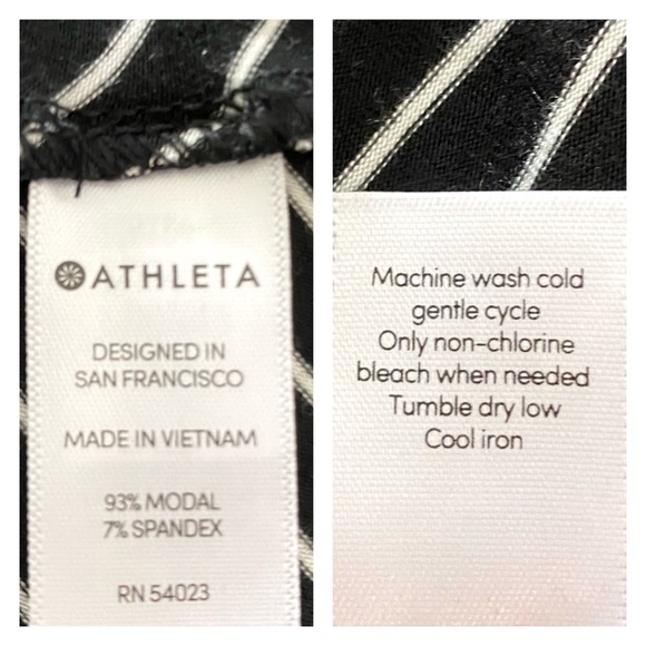 Athleta Santorini Sleeveless Striped Knit Dress - Picture 12 of 12